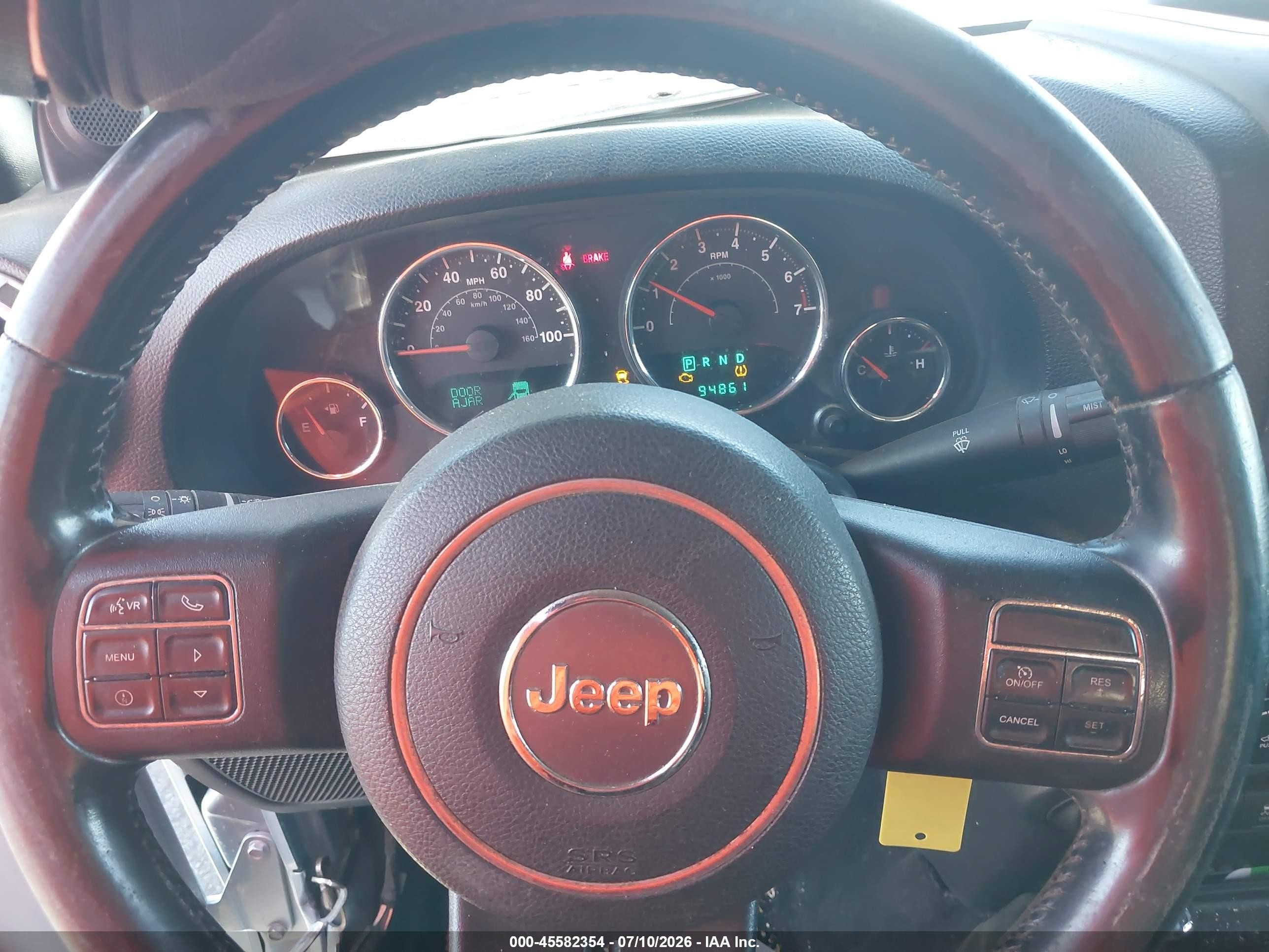 2012 Jeep Wrangler Unlimited Sahara Blue vin: 1C4BJWEG9CL230119
