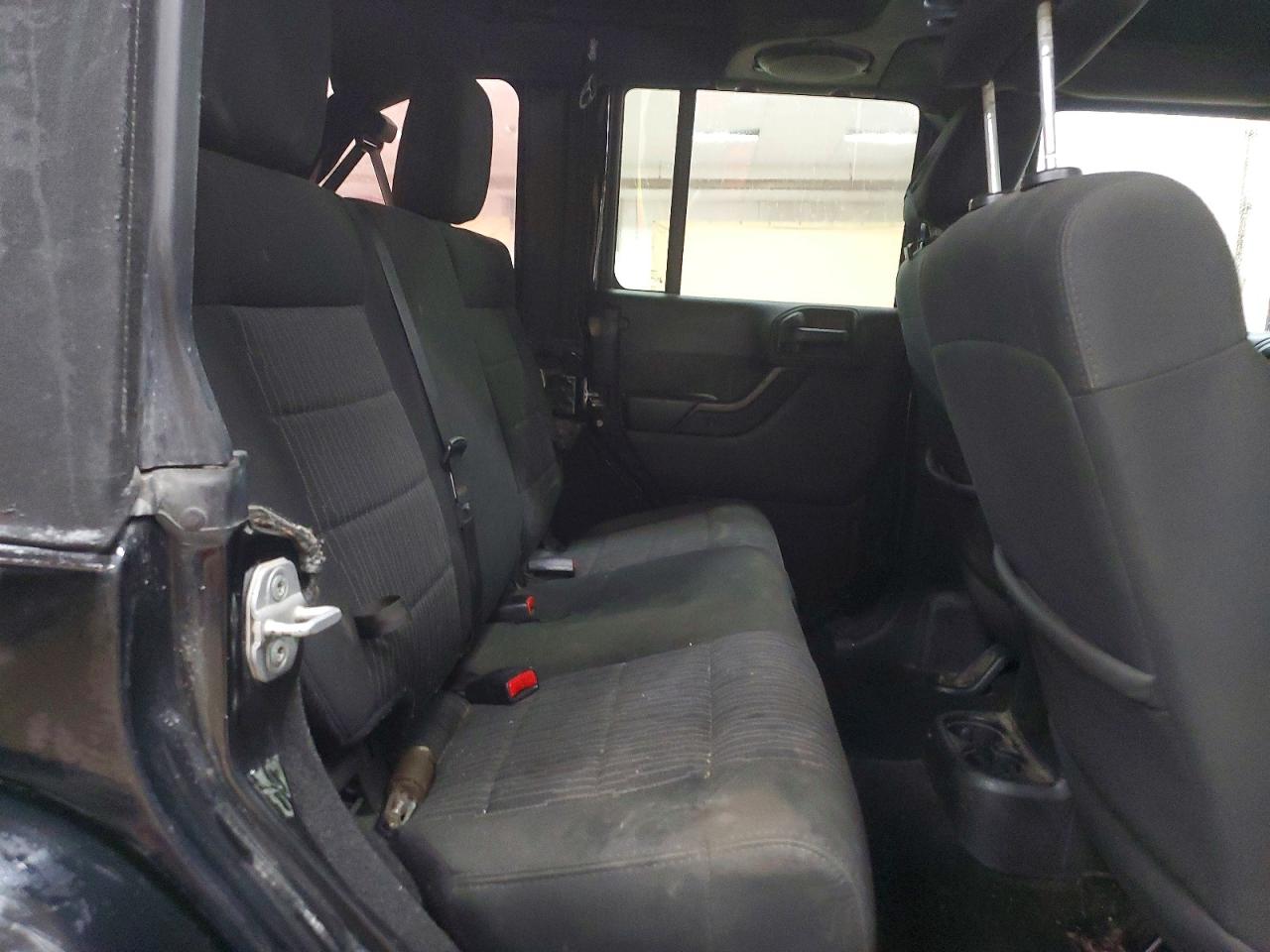2012 Jeep Wrangler Unlimited Sahara Черный vin: 1C4BJWEG9CL265145