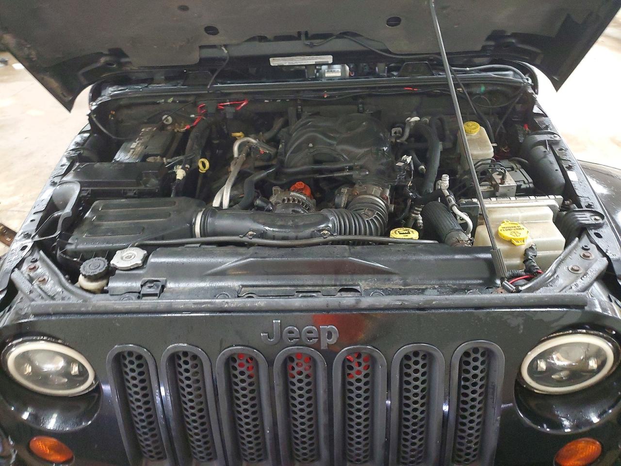 2012 Jeep Wrangler Unlimited Sahara Черный vin: 1C4BJWEG9CL265145