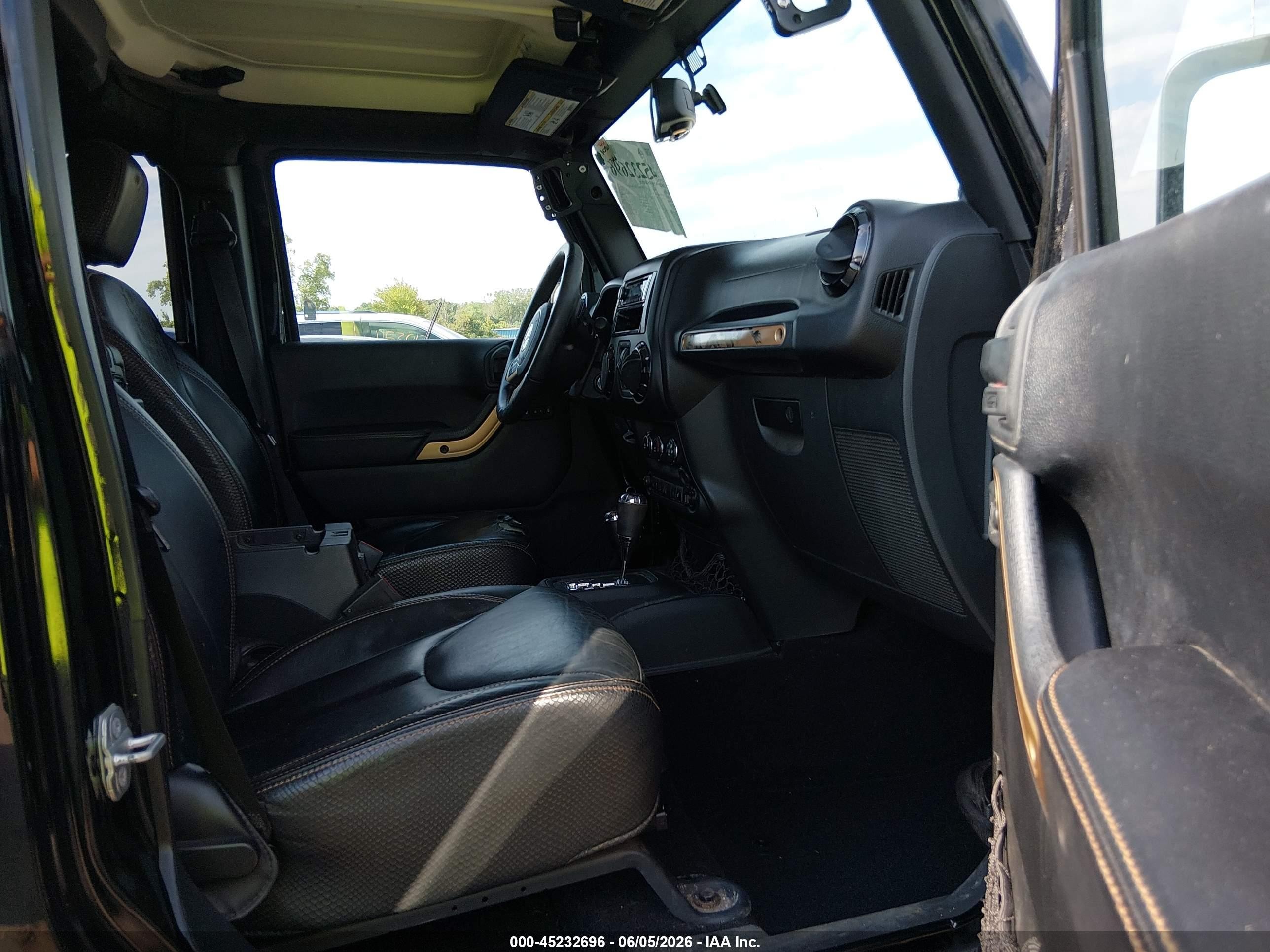 2014 Jeep Wrangler Unlimited Dragon Edition Black vin: 1C4BJWEG9EL202484