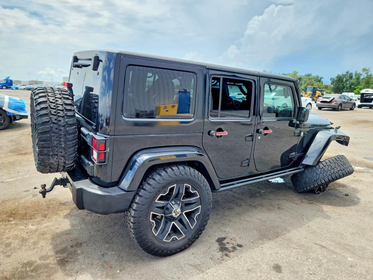 2015 Jeep Wrangler Unlimited Sahara Black vin: 1C4BJWEG9FL683984