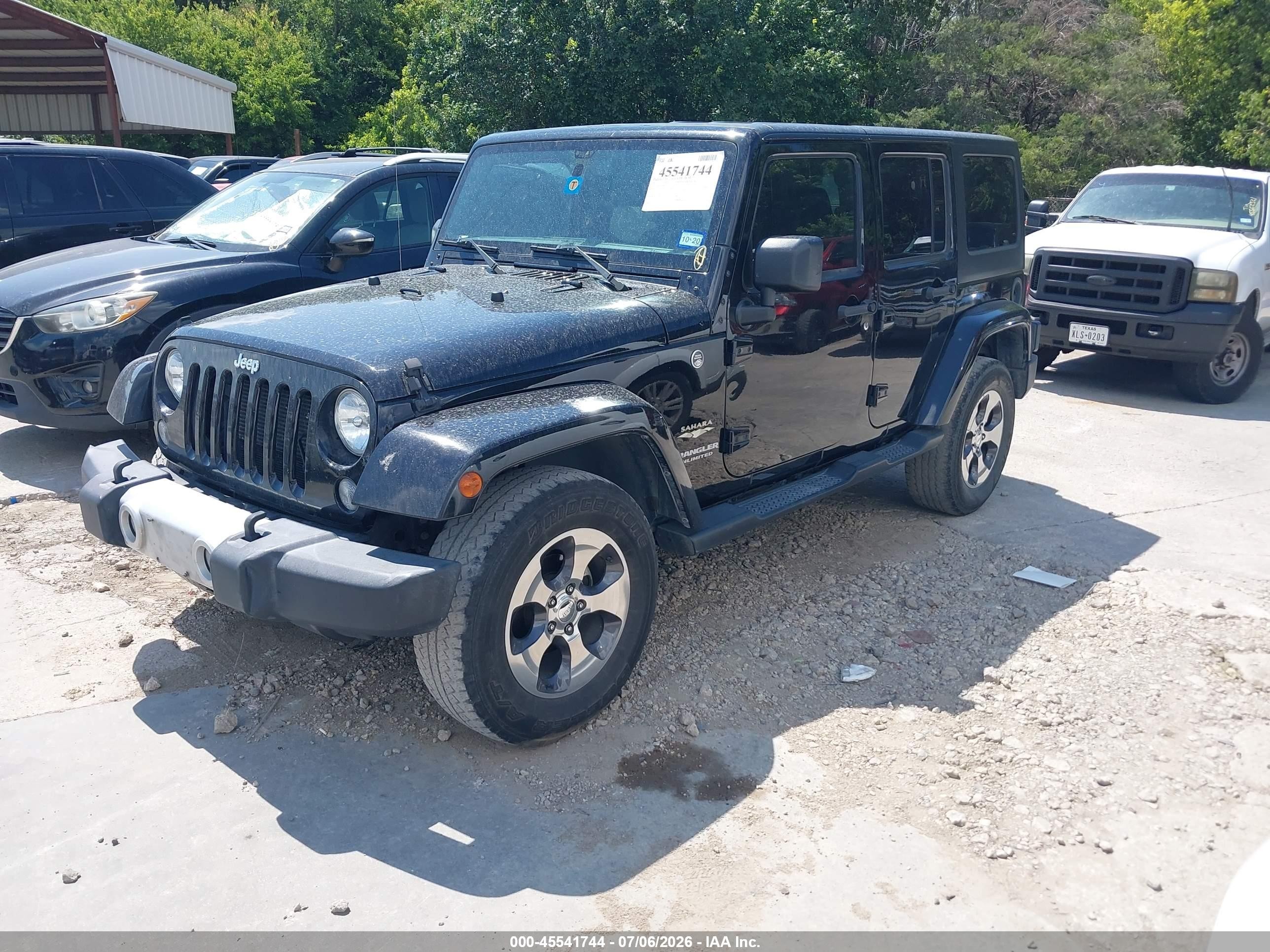 2015 Jeep Wrangler Unlimited Sahara Black vin: 1C4BJWEG9FL737512