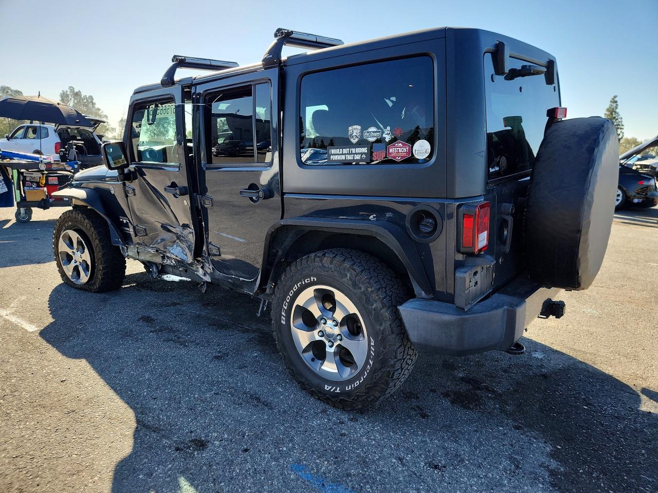 2017 Jeep Wrangler Unlimited Sahara Gray vin: 1C4BJWEG9HL573200