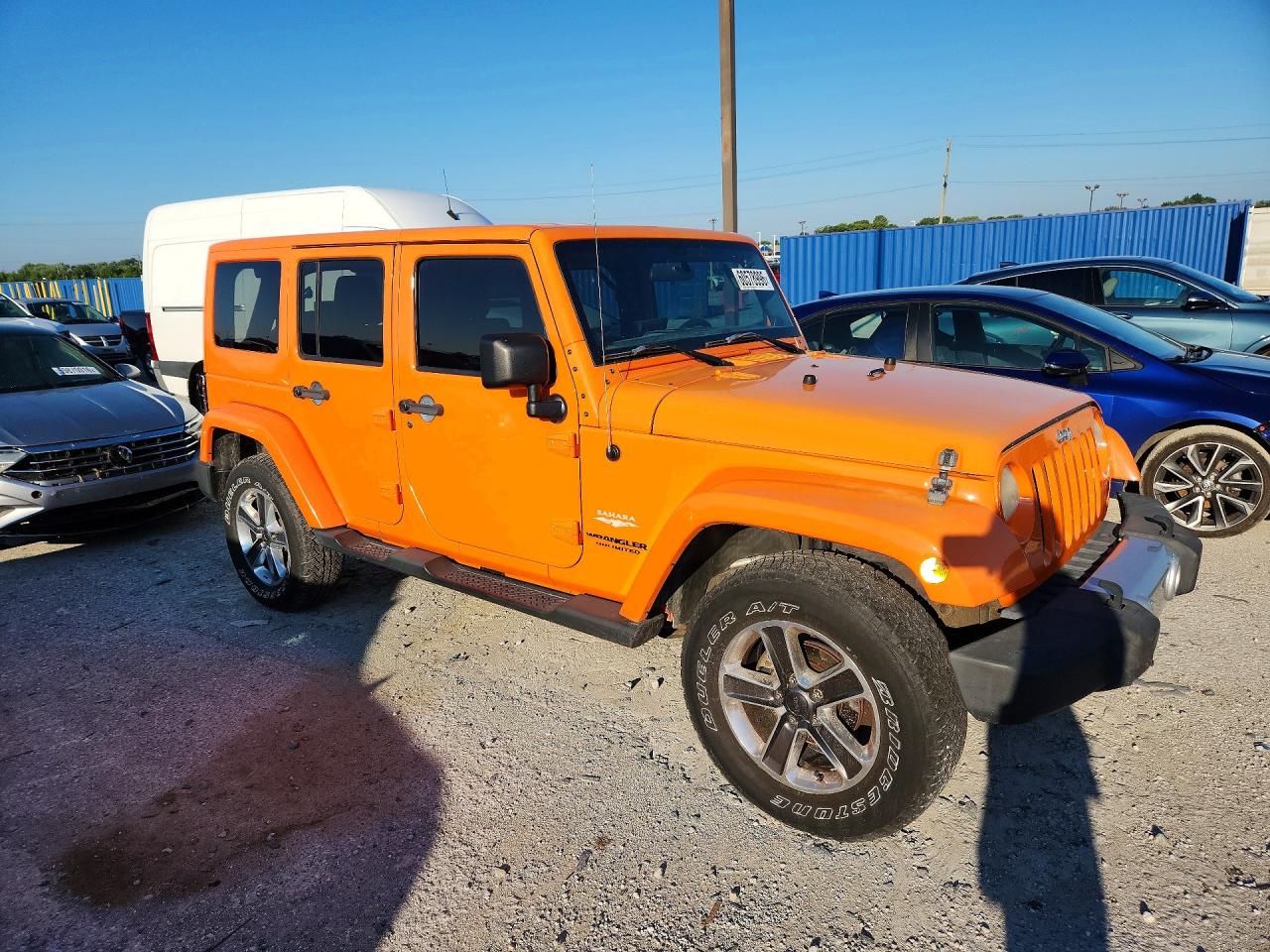 2012 Jeep Wrangler Unlimited Sahara Orange vin: 1C4BJWEGXCL170268