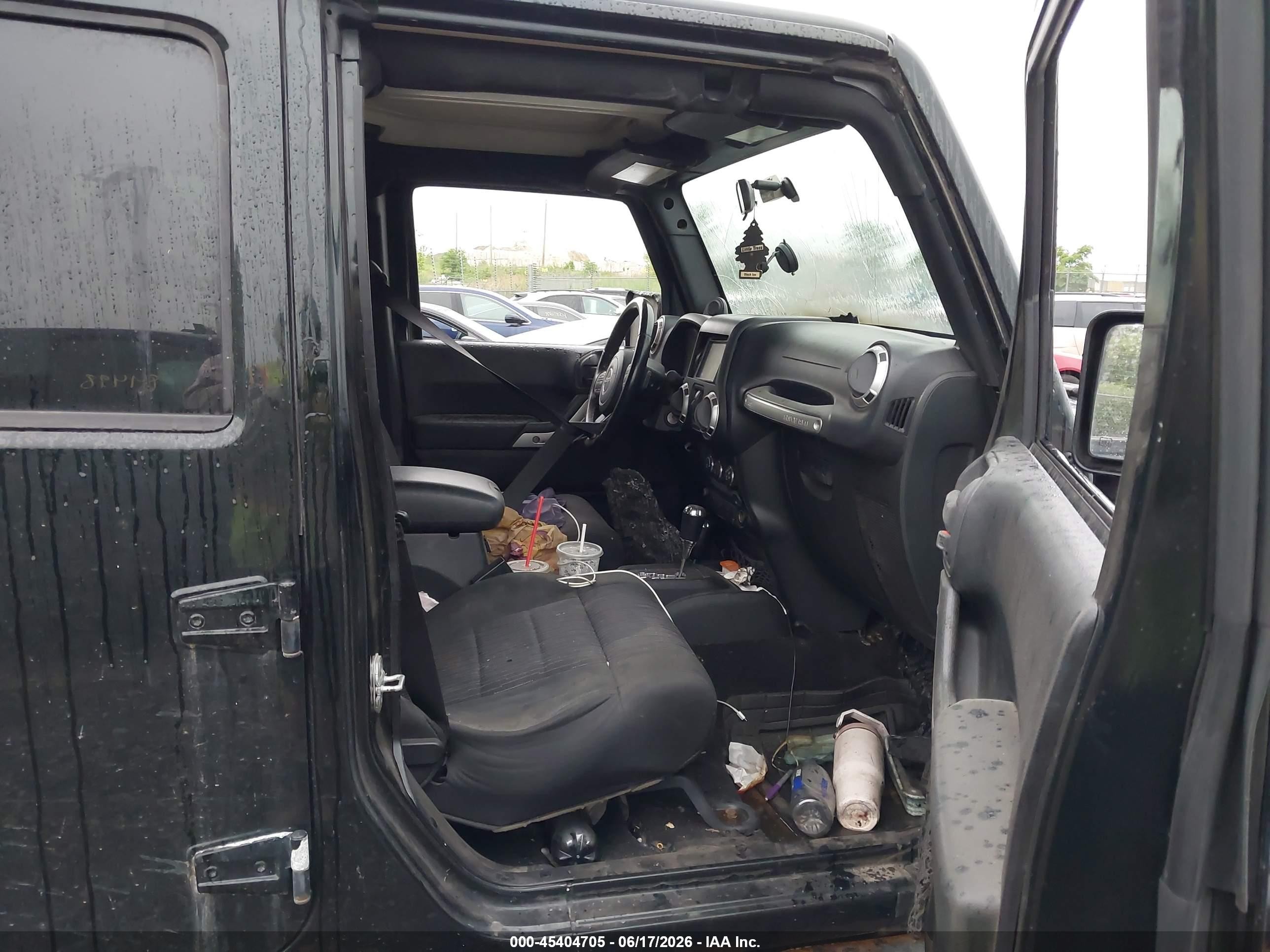 2012 Jeep Wrangler Unlimited Sahara Black vin: 1C4BJWEGXCL229495