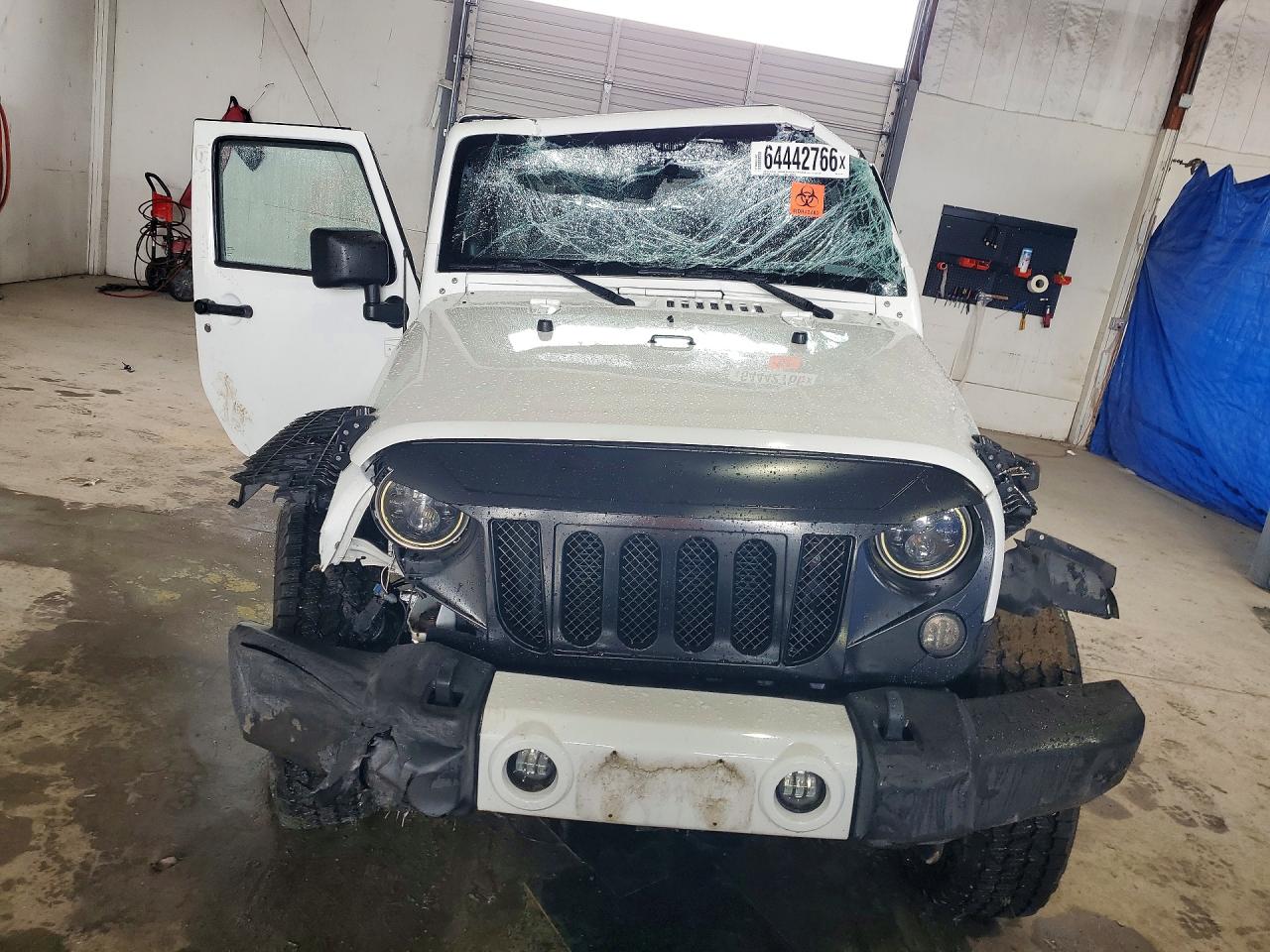 2012 Jeep Wrangler Unlimited Sahara White vin: 1C4BJWEGXCL271343