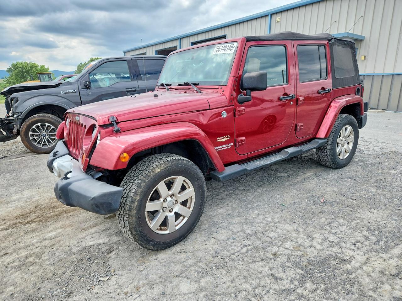 2013 Jeep Wrangler Unlimited Sahara Красный vin: 1C4BJWEGXDL537297