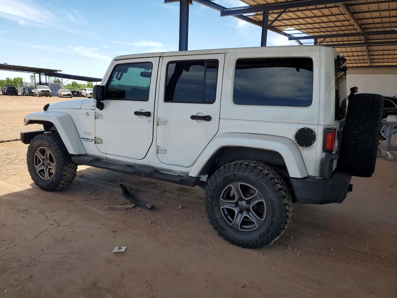 2013 Jeep Wrangler Unlimited Sahara White vin: 1C4BJWEGXDL567285