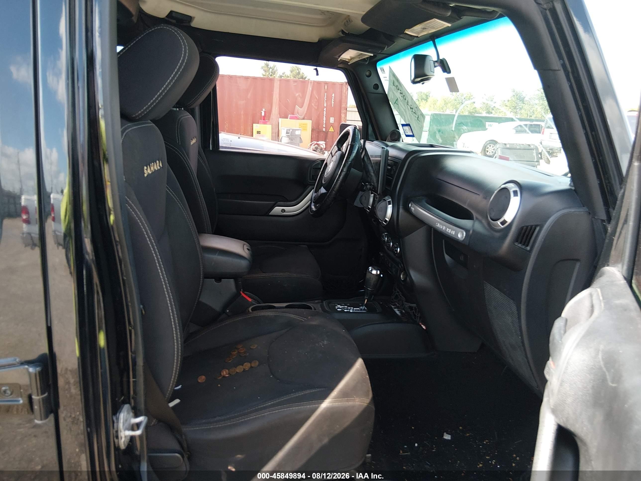 2013 Jeep Wrangler Unlimited Sahara Black vin: 1C4BJWEGXDL677169