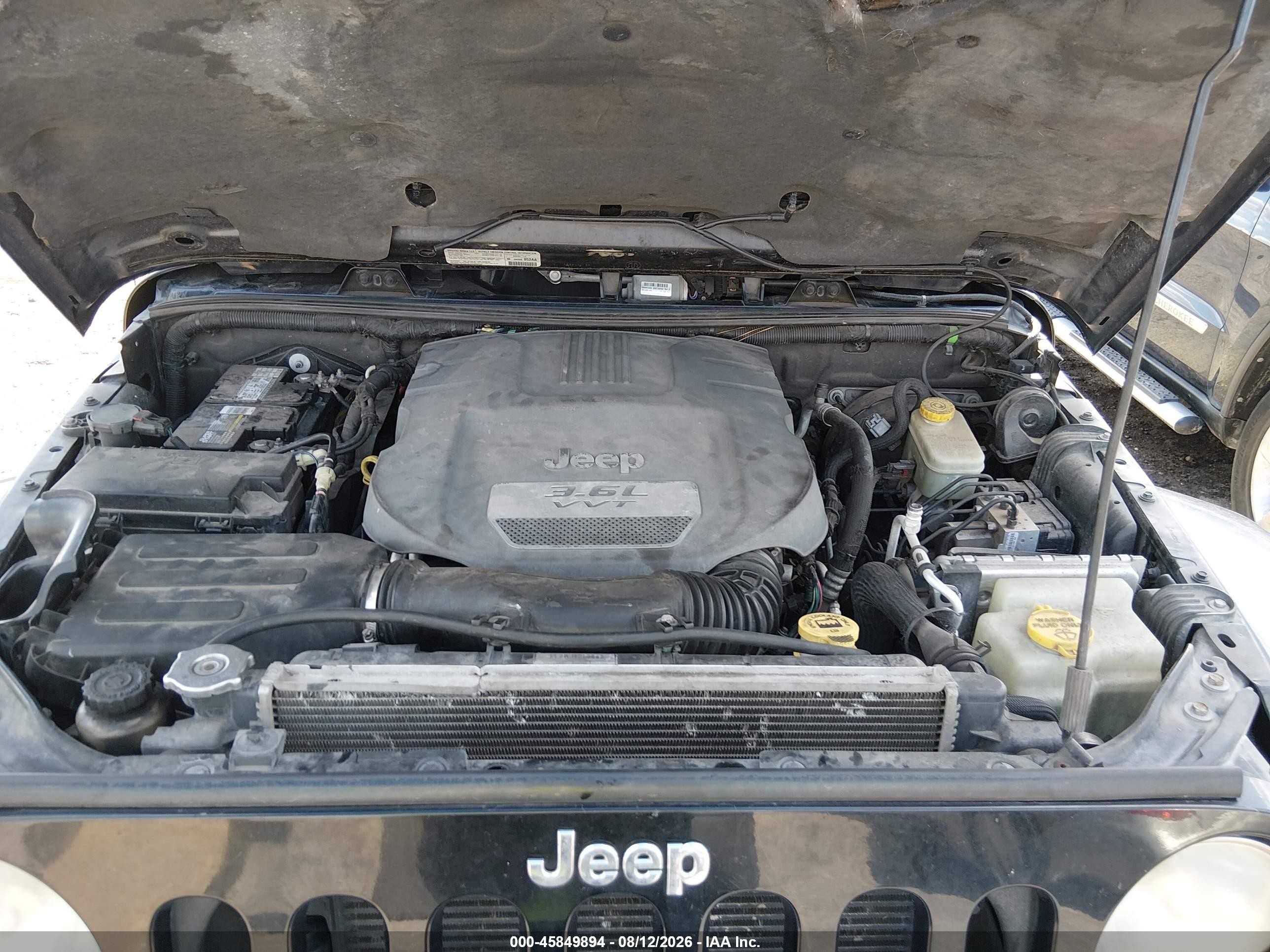 2013 Jeep Wrangler Unlimited Sahara Black vin: 1C4BJWEGXDL677169