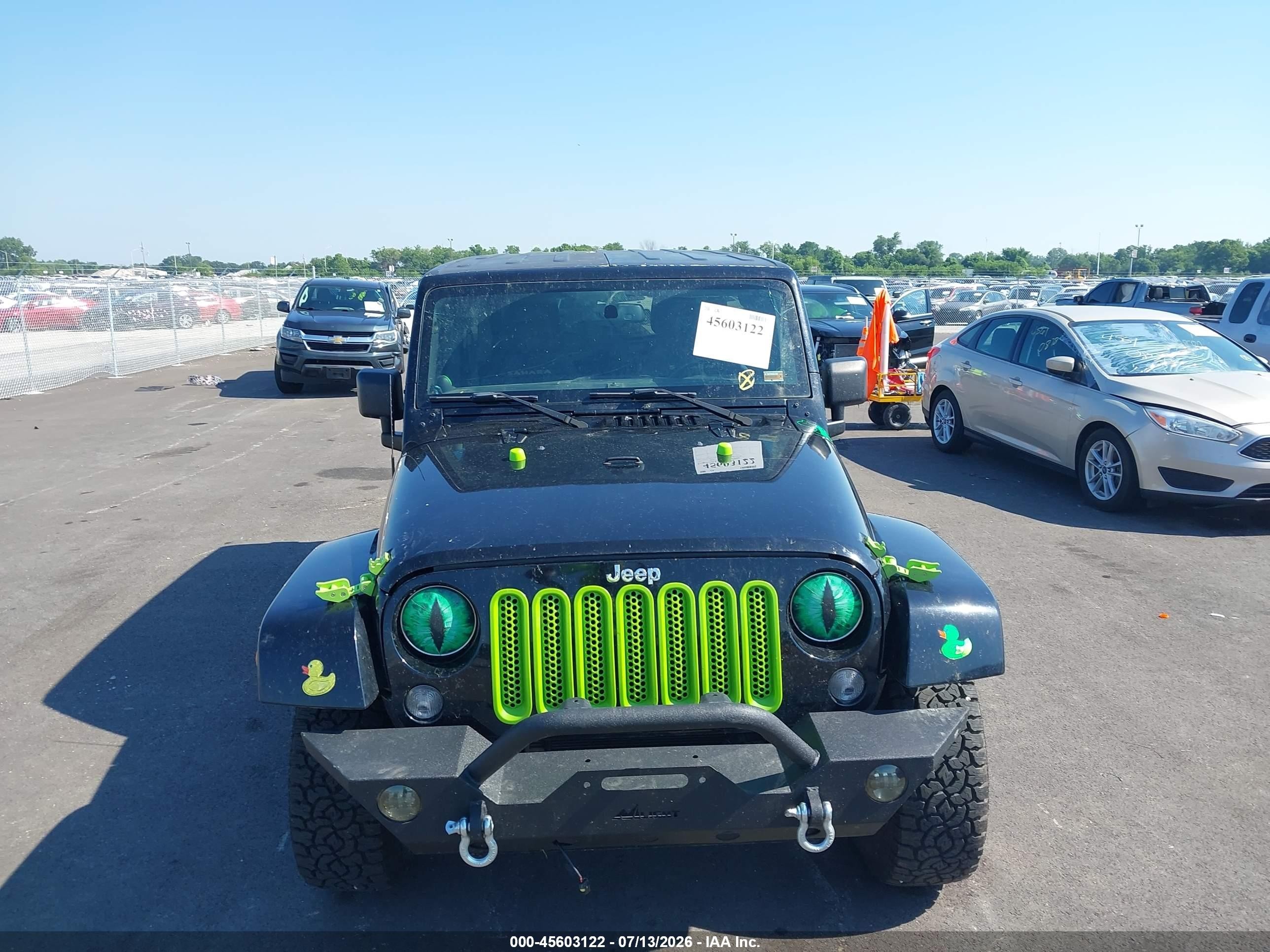 2014 Jeep Wrangler Unlimited Sahara Black vin: 1C4BJWEGXEL121607