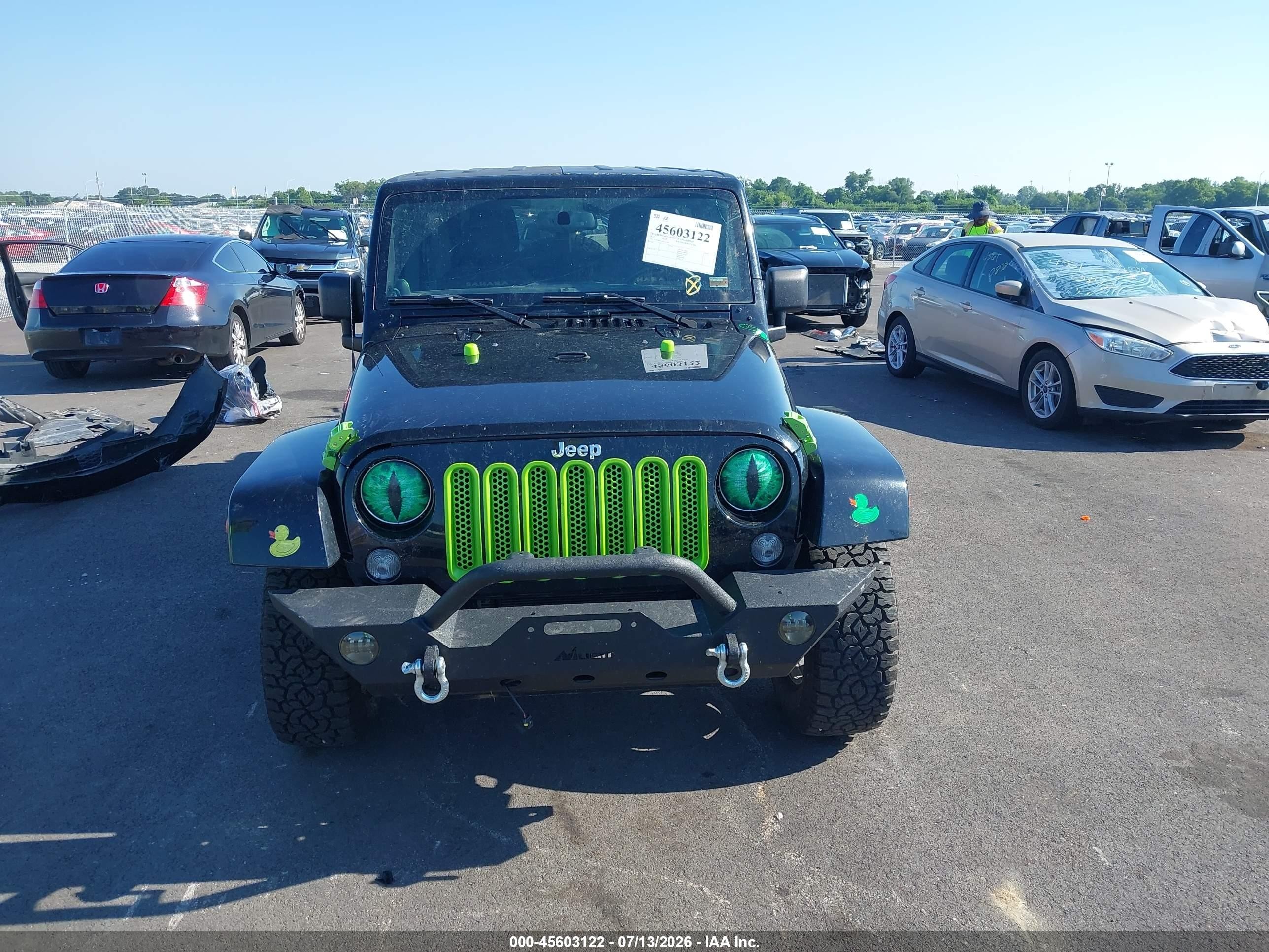 2014 Jeep Wrangler Unlimited Sahara Black vin: 1C4BJWEGXEL121607