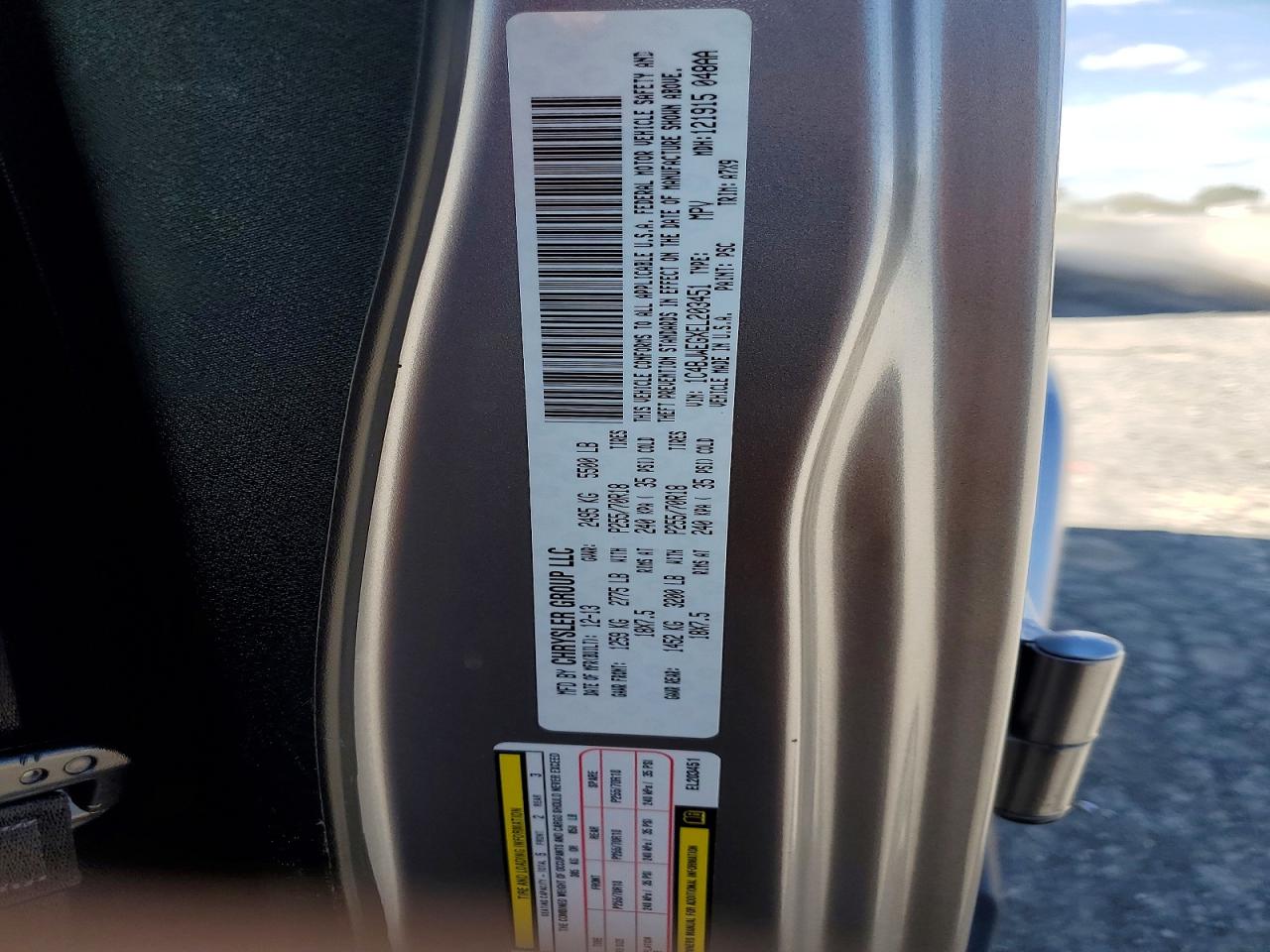 2014 Jeep Wrangler Unlimited Sahara Silver vin: 1C4BJWEGXEL203451