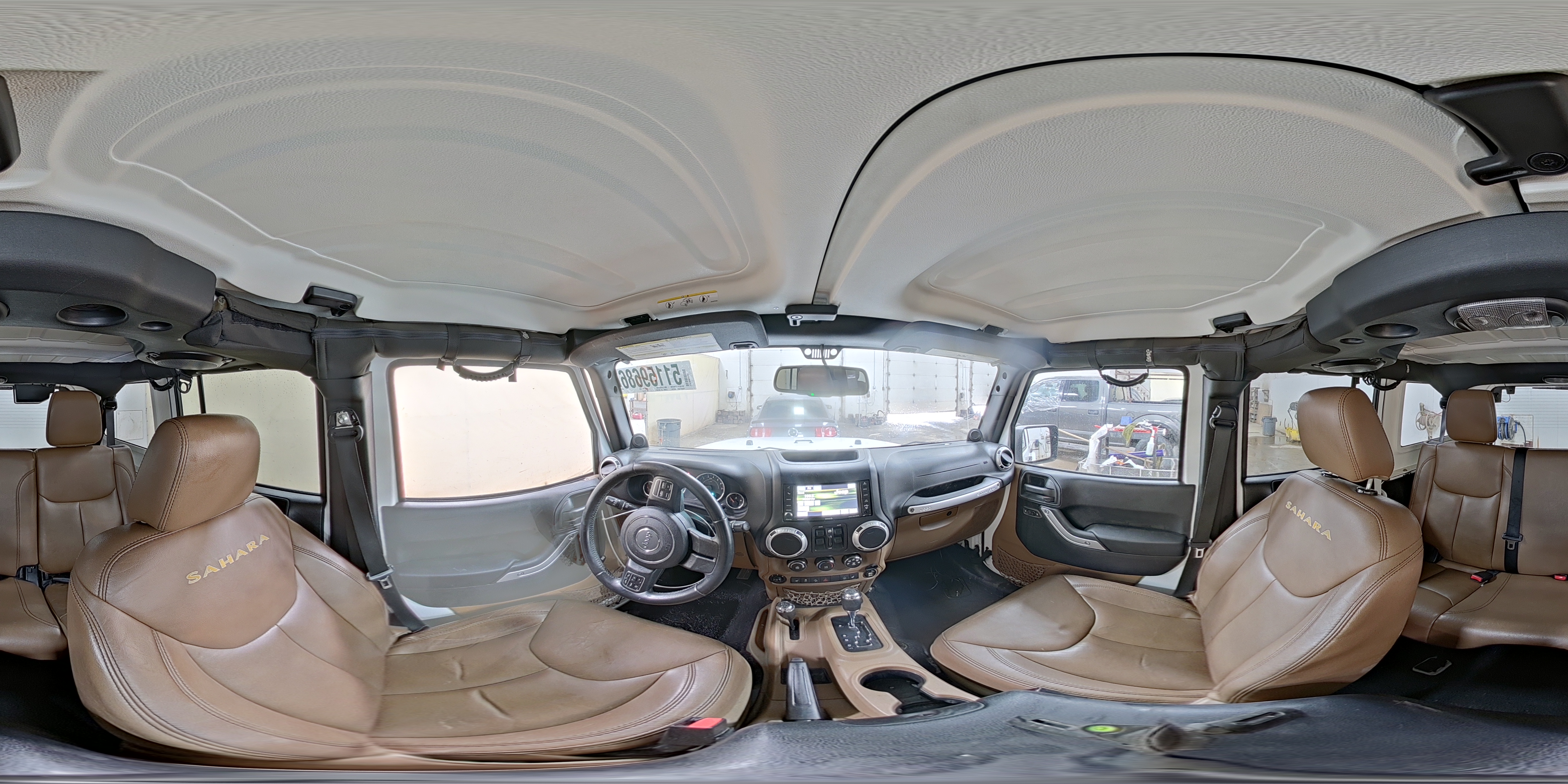 2014 Jeep Wrangler Unlimited Sahara White vin: 1C4BJWEGXEL258255