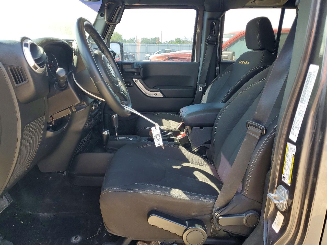 2014 Jeep Wrangler Unlimited Sahara Gray vin: 1C4BJWEGXEL266047