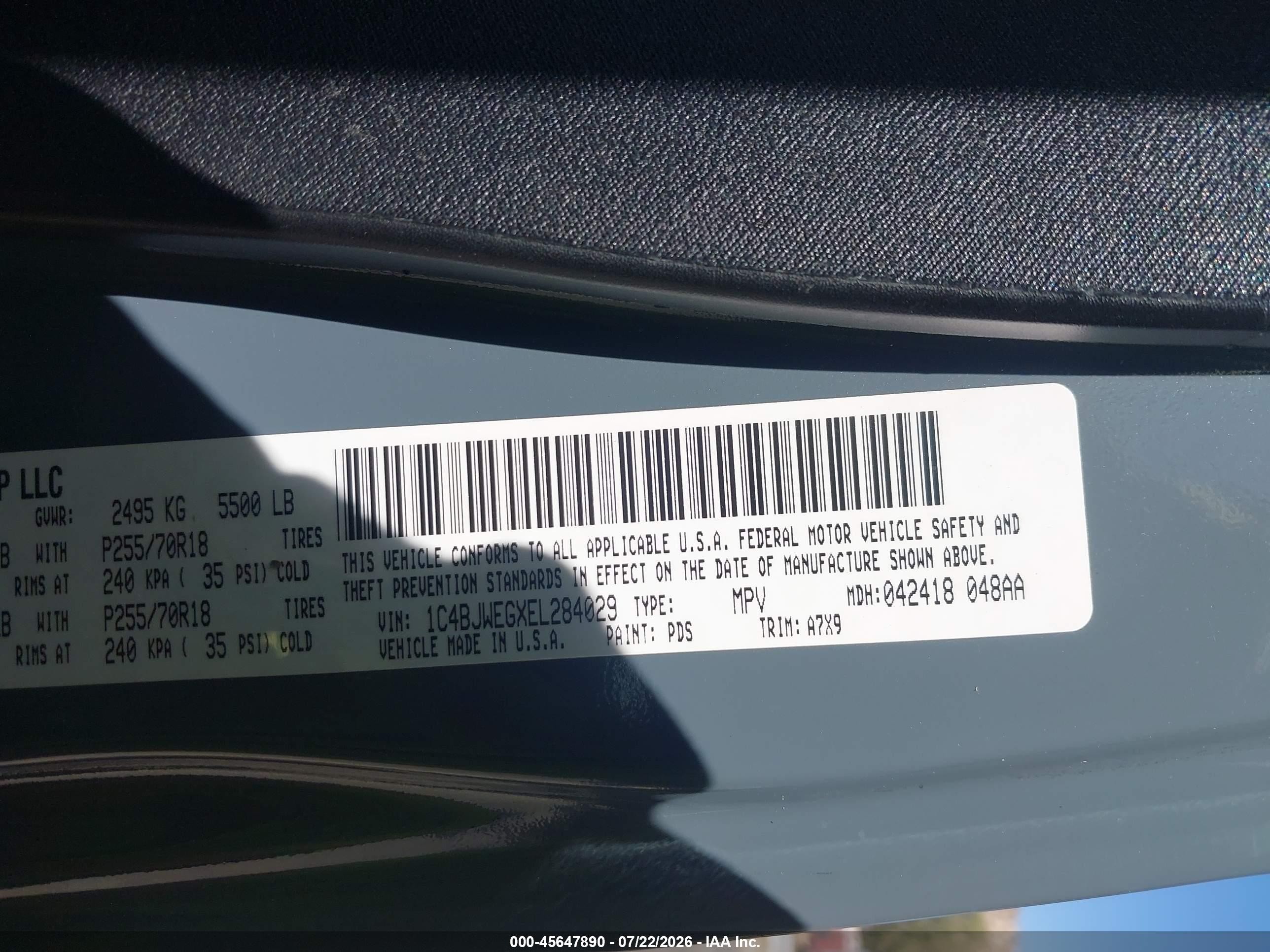 2014 Jeep Wrangler Unlimited Sahara Gray vin: 1C4BJWEGXEL284029
