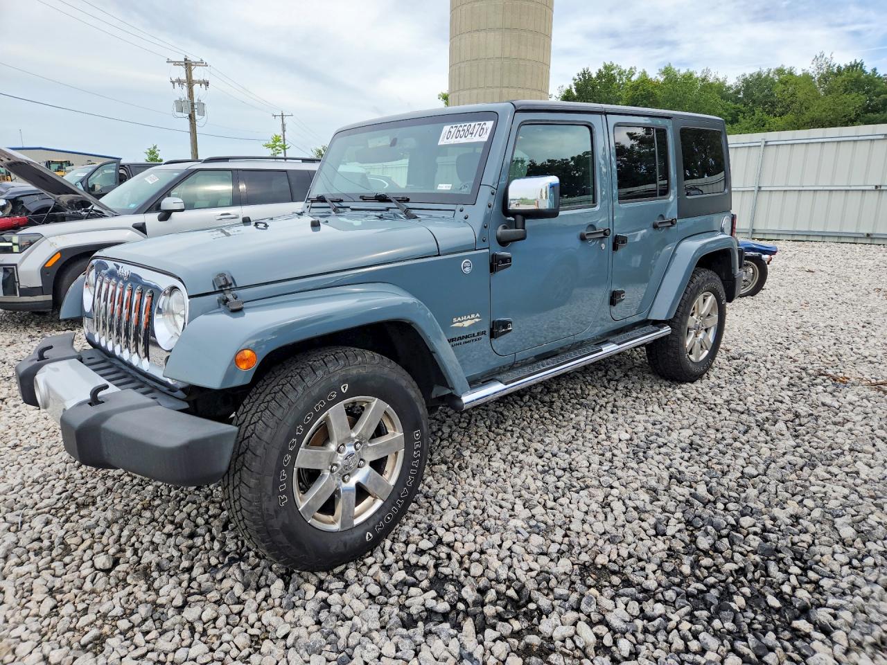 2015 Jeep Wrangler Unlimited Sahara Teal vin: 1C4BJWEGXFL561781