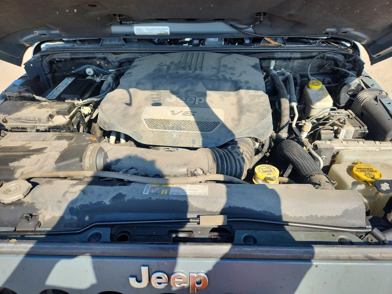 2015 Jeep Wrangler Gray vin: 1C4BJWEGXFL667163