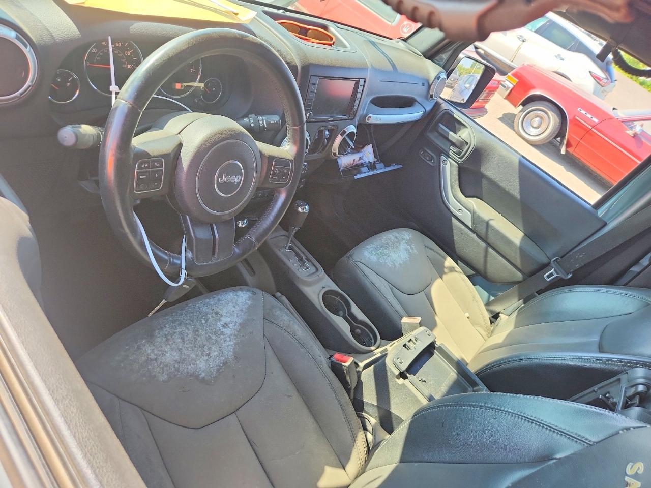 2015 Jeep Wrangler Gray vin: 1C4BJWEGXFL667163