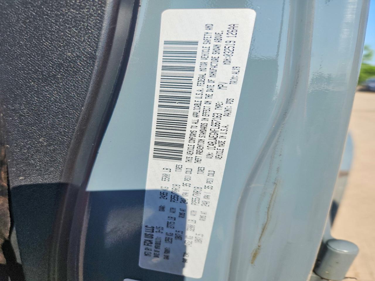 2015 Jeep Wrangler Gray vin: 1C4BJWEGXFL667163