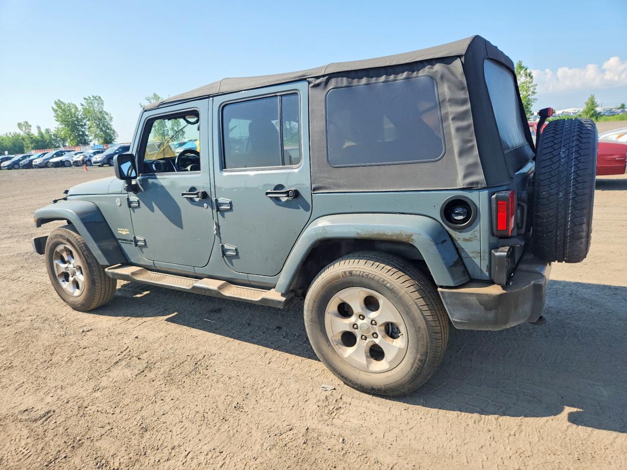 2015 Jeep Wrangler Gray vin: 1C4BJWEGXFL667163