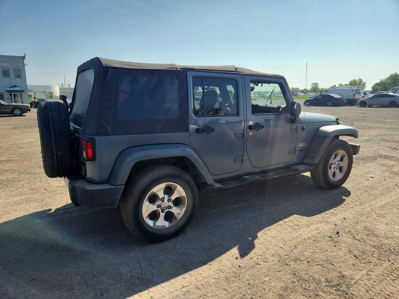 2015 Jeep Wrangler Gray vin: 1C4BJWEGXFL667163