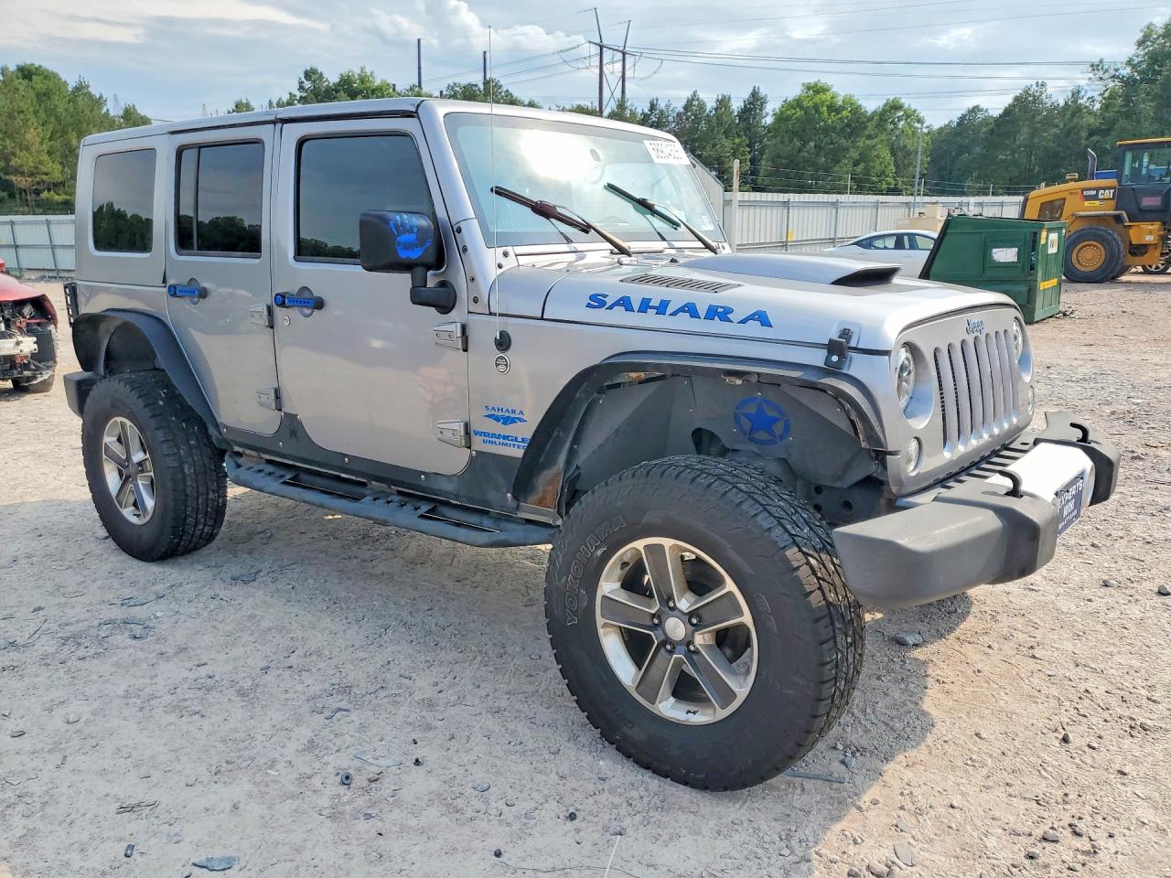 2015 Jeep Wrangler Unlimited Sahara Silver vin: 1C4BJWEGXFL744579