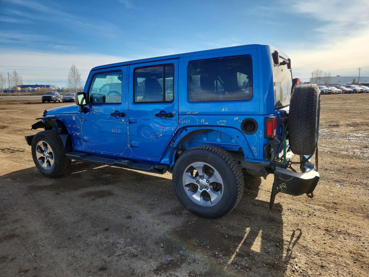 2016 Jeep Wrangler Unlimited Unknown Blue vin: 1C4BJWEGXGL214999