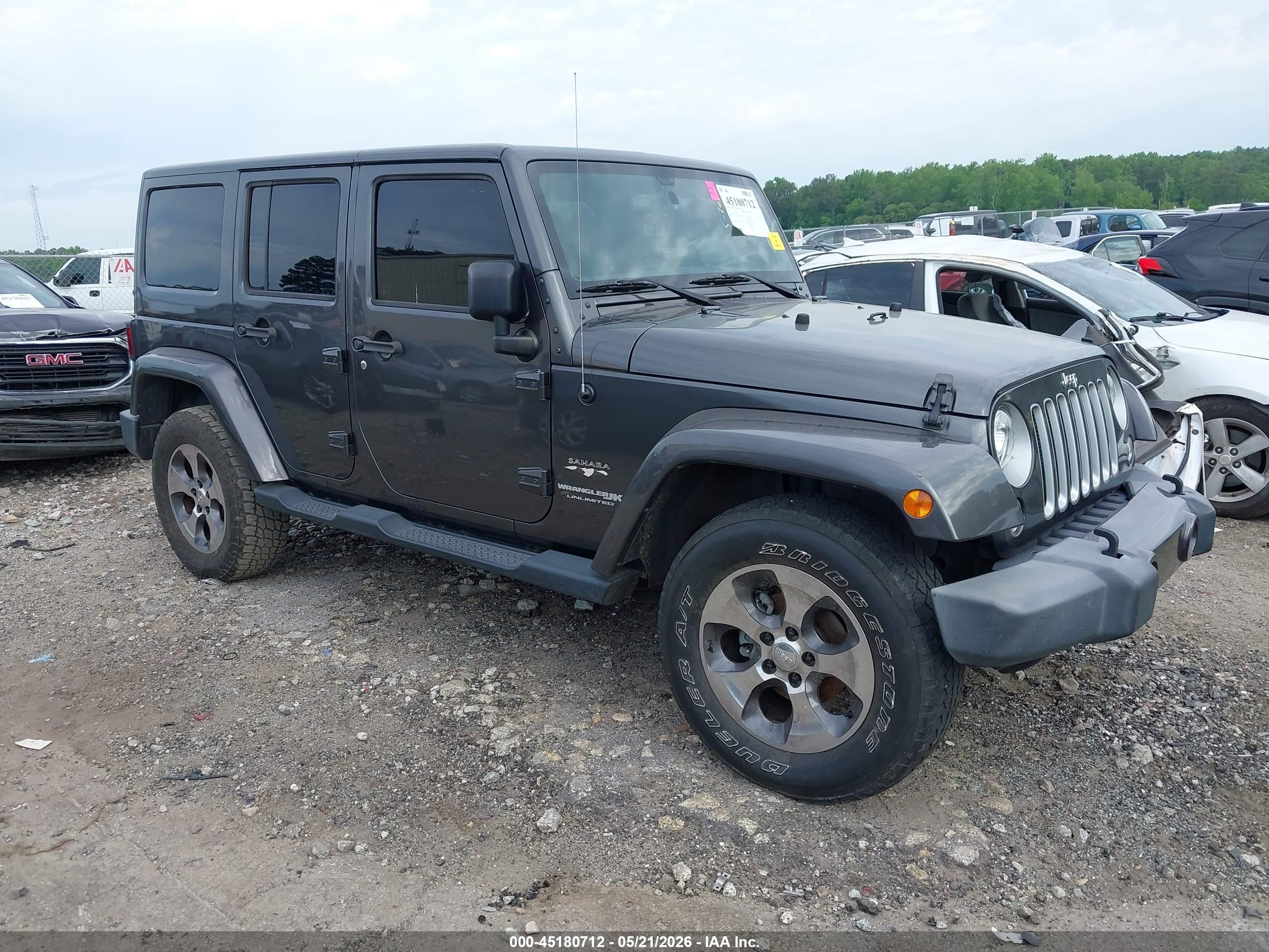 2018 Jeep Wrangler Jk Unlimited Sahara 4x4 Black vin: 1C4BJWEGXJL832167