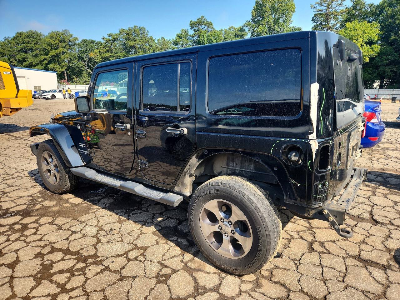 2018 Jeep Wrangler Unlimited Sahara Black vin: 1C4BJWEGXJL924380
