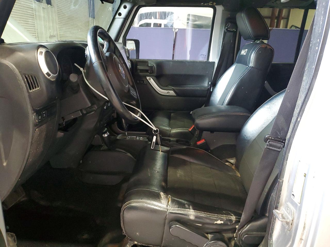 2012 Jeep Wrangler Unlimited Rubicon Серый vin: 1C4BJWFG0CL248636