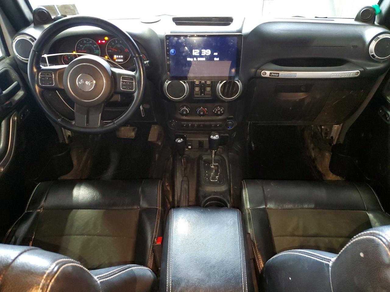 2012 Jeep Wrangler Unlimited Rubicon Серый vin: 1C4BJWFG0CL248636