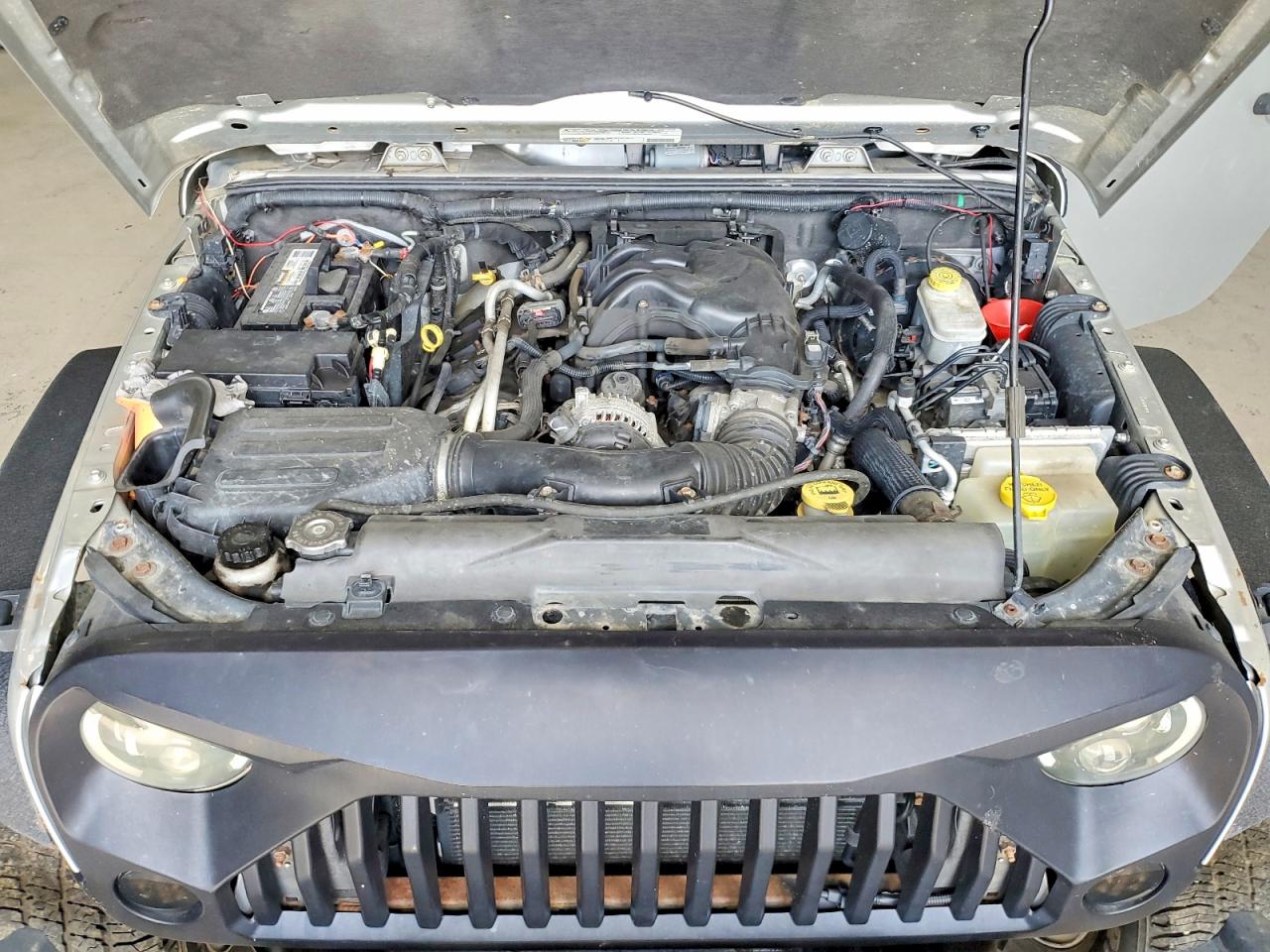 2012 Jeep Wrangler Unlimited Rubicon Серый vin: 1C4BJWFG0CL248636