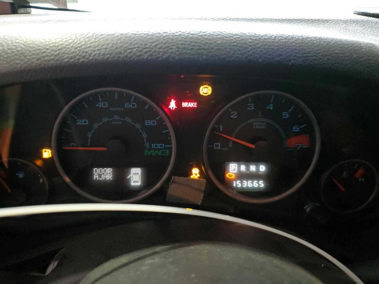 2012 Jeep Wrangler Unlimited Rubicon Серый vin: 1C4BJWFG0CL248636 Damage: Warning Light - Abs, On, Unacceptable