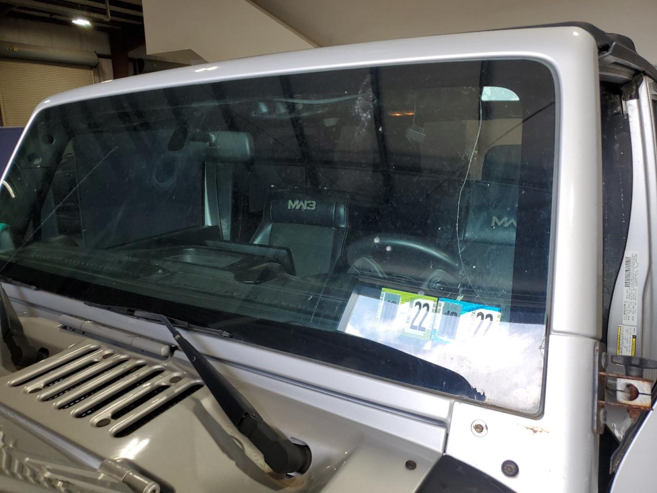2012 Jeep Wrangler Unlimited Rubicon Серый vin: 1C4BJWFG0CL248636 Damage: Windshield, Broken, Replacement Required