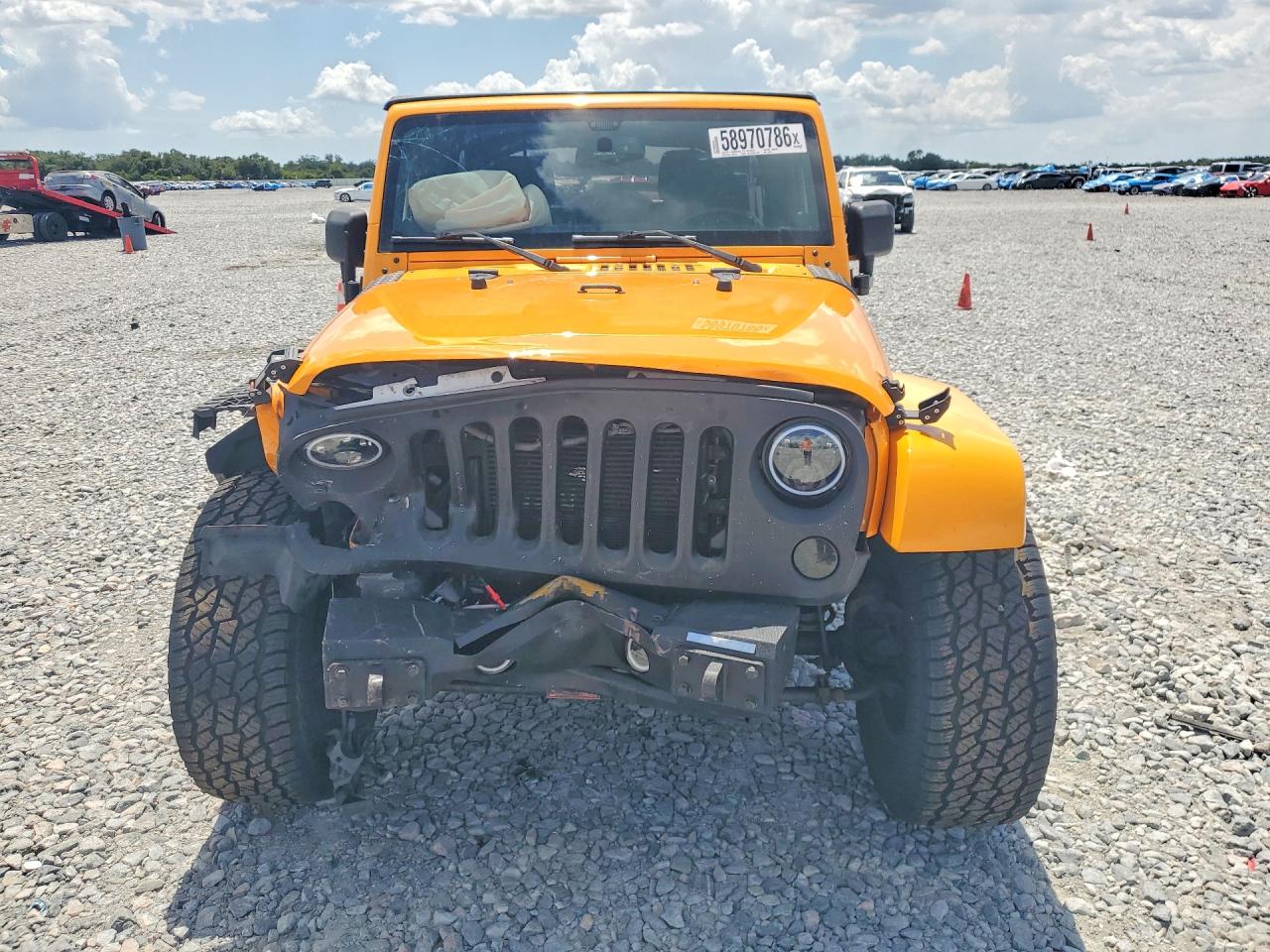 2013 Jeep Wrangler Unlimited Rubicon Оранжевый vin: 1C4BJWFG0DL513153