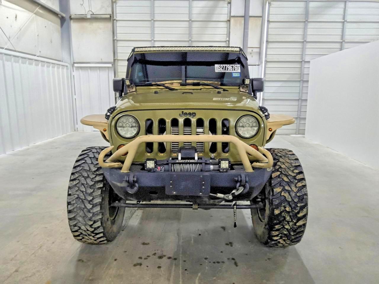2013 Jeep Wrangler Unlimited Rubicon Green vin: 1C4BJWFG0DL548968