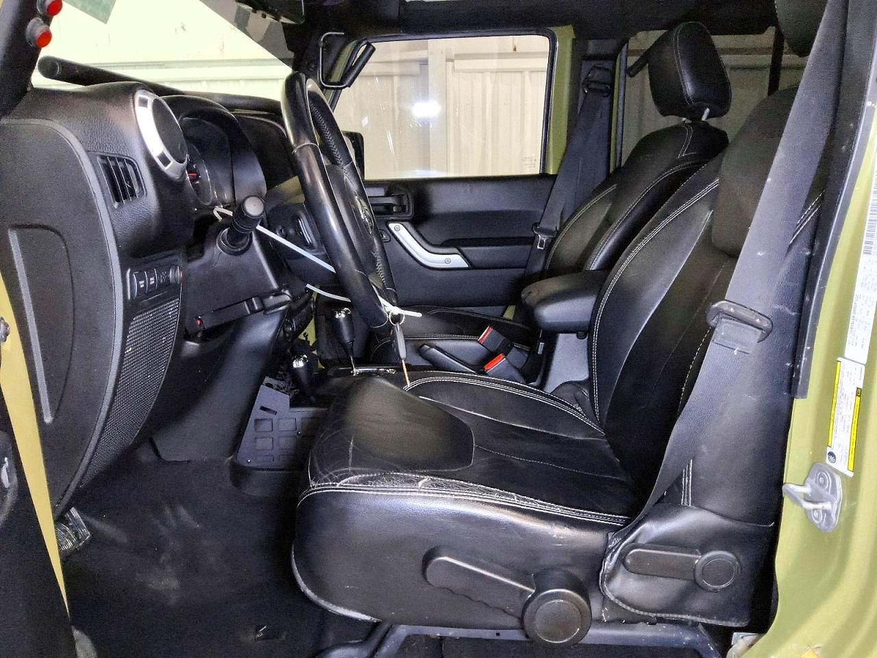 2013 Jeep Wrangler Unlimited Rubicon Green vin: 1C4BJWFG0DL548968