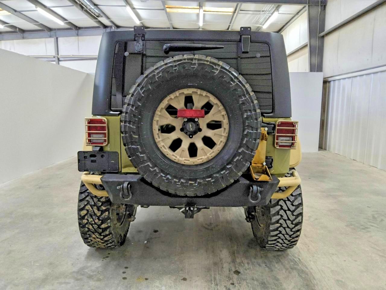 2013 Jeep Wrangler Unlimited Rubicon Green vin: 1C4BJWFG0DL548968