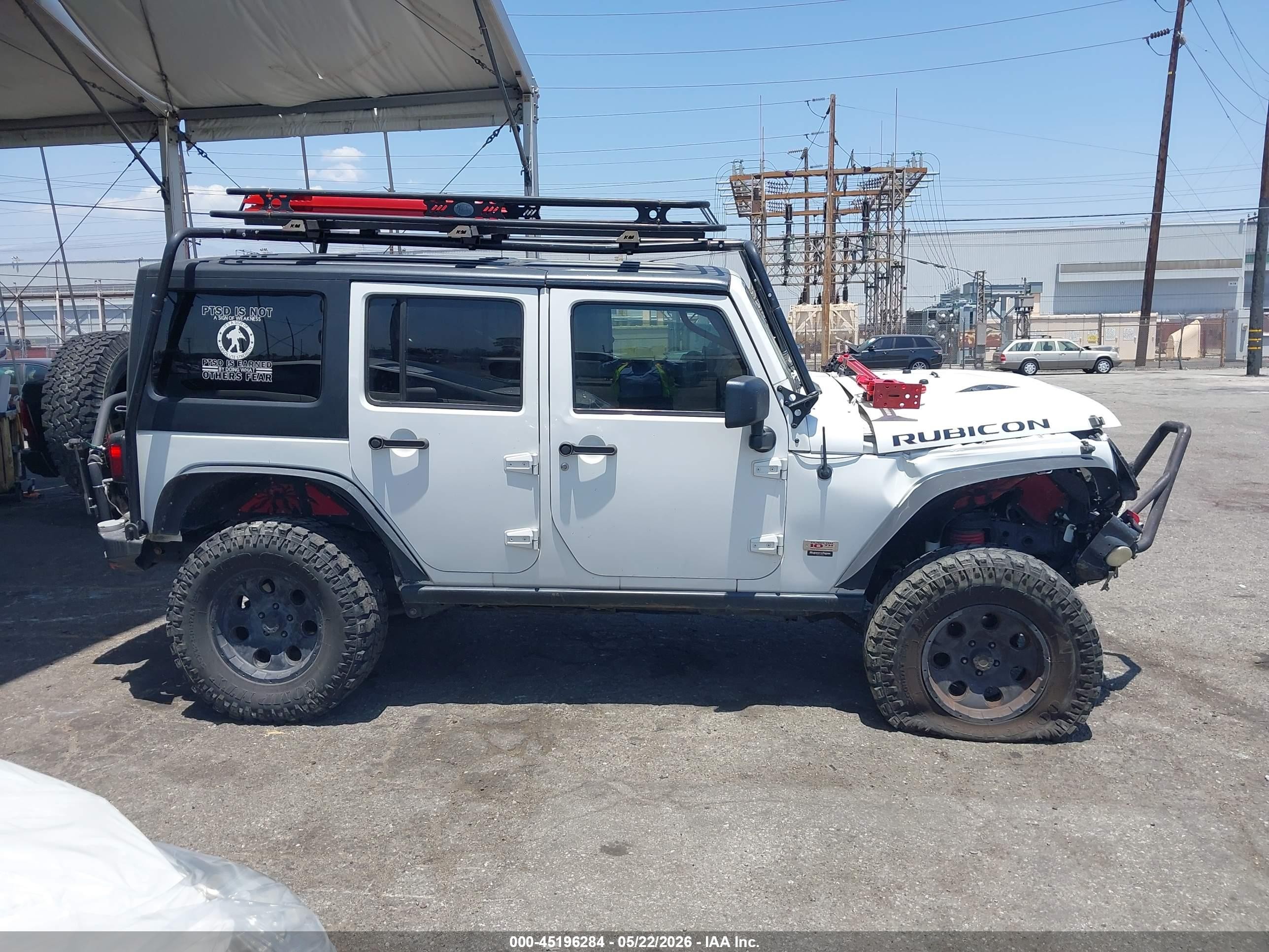 2013 Jeep Wrangler Unlimited Rubicon 10th Anniversary White vin: 1C4BJWFG0DL691225