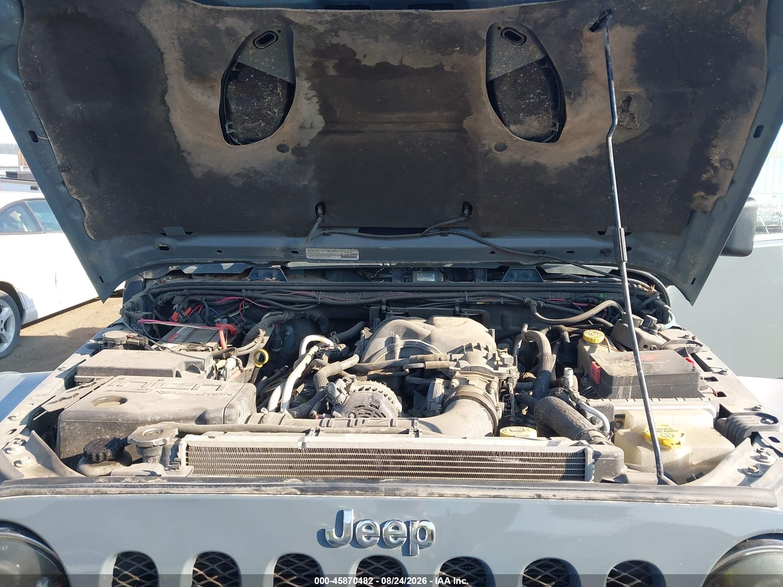 2014 Jeep Wrangler Unlimited Rubicon Серый vin: 1C4BJWFG0EL119167