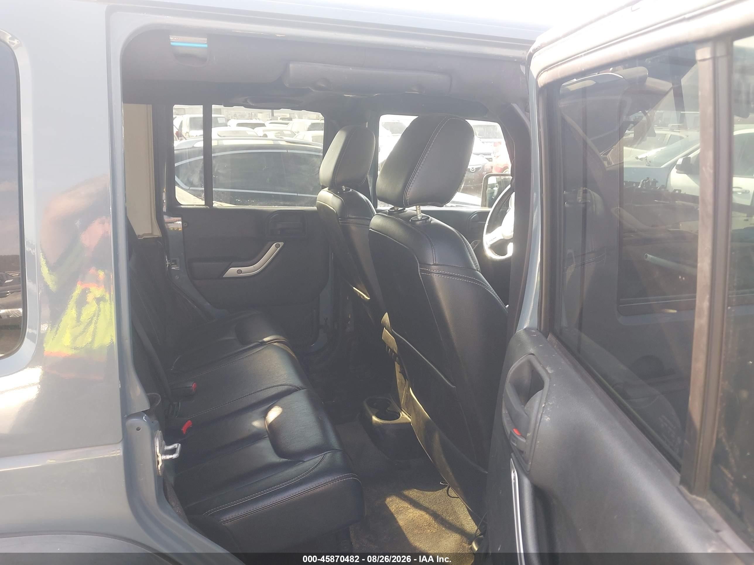 2014 Jeep Wrangler Unlimited Rubicon Серый vin: 1C4BJWFG0EL119167
