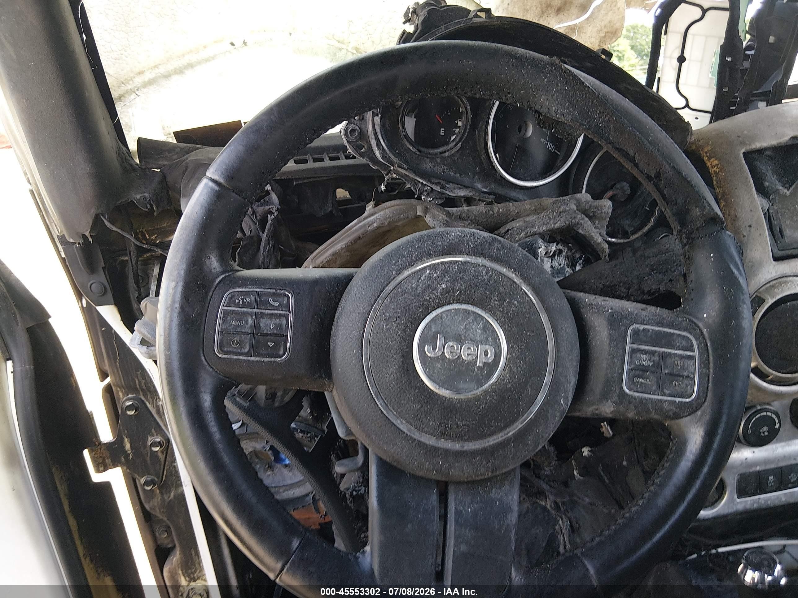 2014 Jeep Wrangler Unlimited Rubicon Белый vin: 1C4BJWFG0EL293451