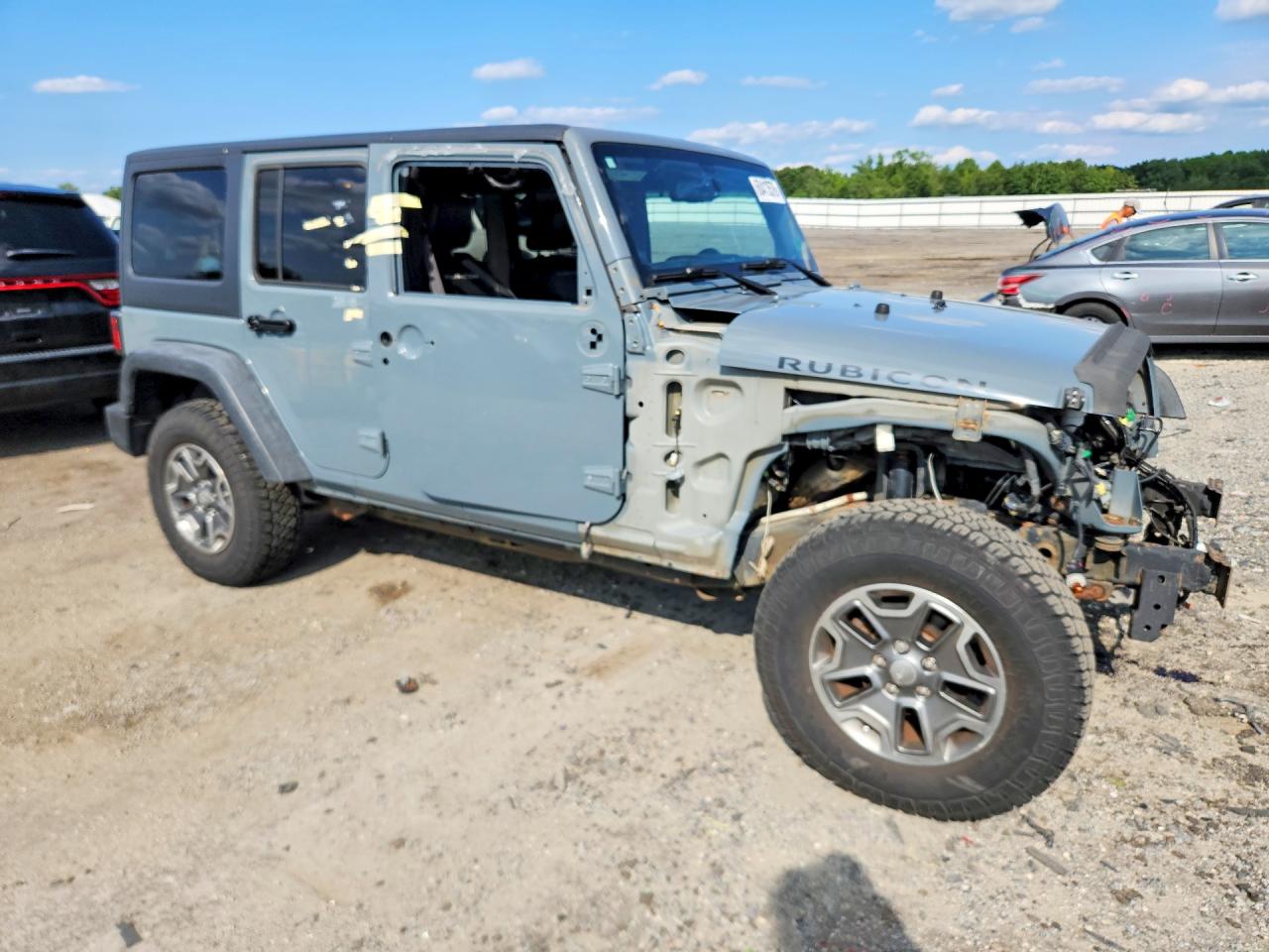 2014 Jeep Wrangler Unlimited Rubicon Серый vin: 1C4BJWFG0EL297144