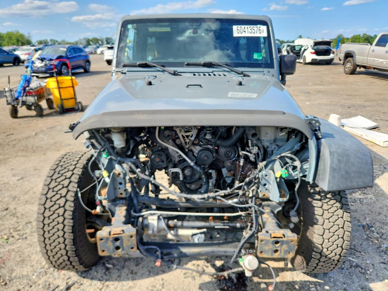 2014 Jeep Wrangler Unlimited Rubicon Серый vin: 1C4BJWFG0EL297144