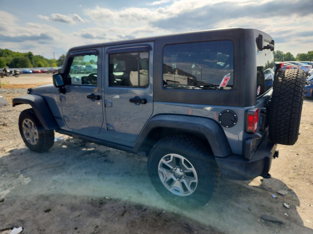 2014 Jeep Wrangler Unlimited Rubicon Серый vin: 1C4BJWFG0EL297144