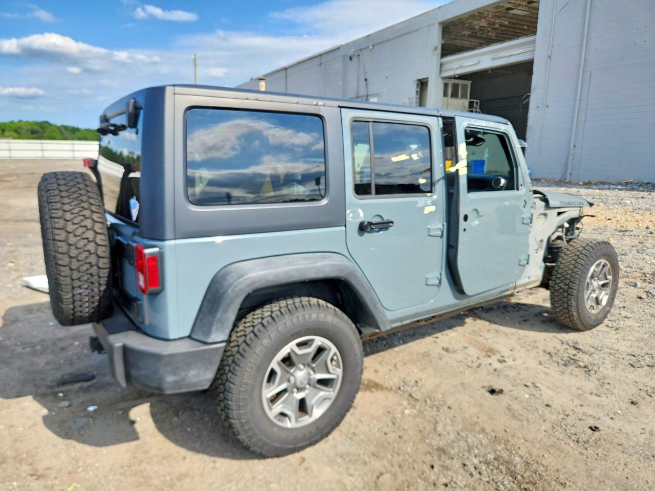 2014 Jeep Wrangler Unlimited Rubicon Серый vin: 1C4BJWFG0EL297144