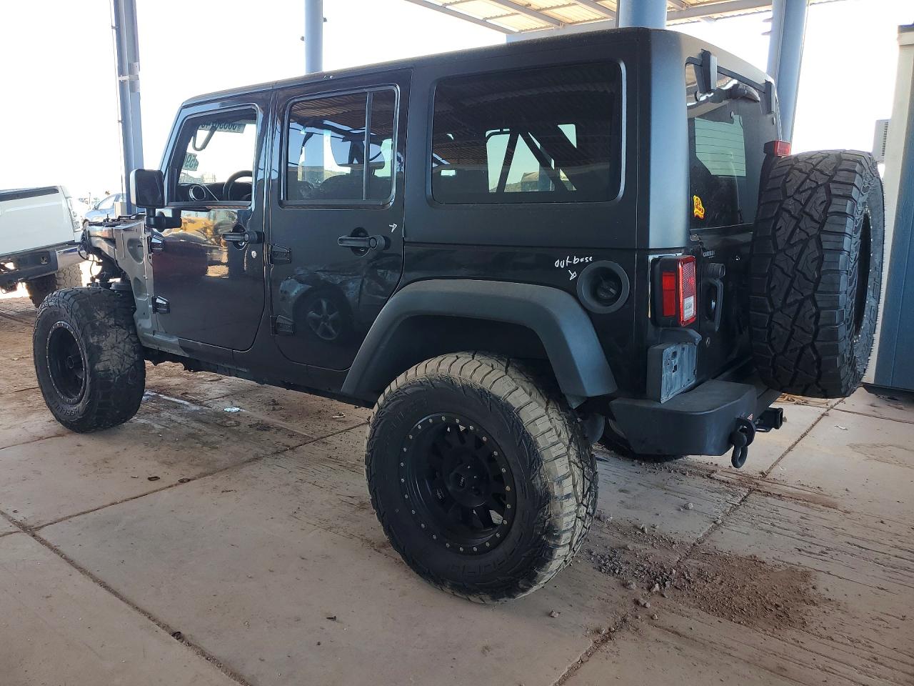 2015 Jeep Wrangler Unlimited Rubicon Black vin: 1C4BJWFG0FL649902