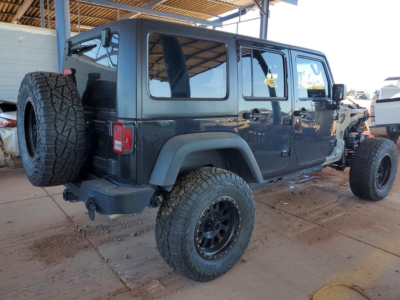 2015 Jeep Wrangler Unlimited Rubicon Black vin: 1C4BJWFG0FL649902
