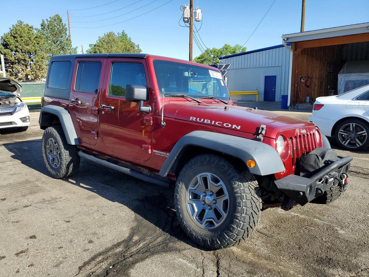 2013 Jeep Wrangler Unlimited Rubicon Burgundy vin: 1C4BJWFG1DL601046